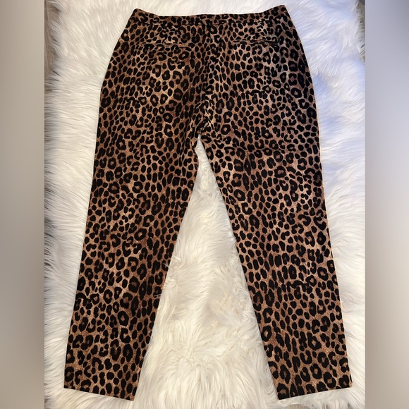 Michael Kors Pull-on Cheetah Trousers Animal Print with Pockets ✨brand n… - Picture 11 of 13